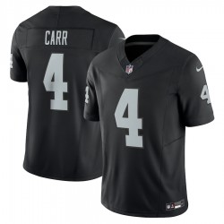 Las Vegas Raiders Derek Carr Nike 2023 Black Vapor F.U.S.E. Limited Jersey