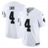 Las Vegas Raiders Derek Carr Nike 2023 White Vapor F.U.S.E. Limited Jersey