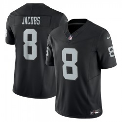 Las Vegas Raiders Josh Jacobs Nike 2023 Black Vapor F.U.S.E. Limited Jersey