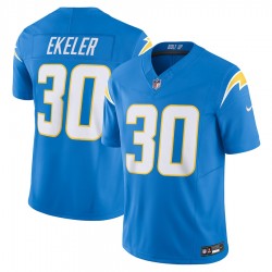 Los Angeles Chargers Austin Ekeler Nike 2023 Powder Blue Vapor F.U.S.E. Limited Jersey