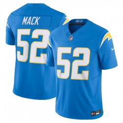 Los Angeles Chargers Khalil Mack Nike 2023 Powder Blue Vapor F.U.S.E. Limited Jersey