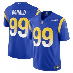 Los Angeles Rams Aaron Donald Nike 2023 Royal Vapor F.U.S.E. Limited Jersey