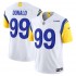 Los Angeles Rams Aaron Donald Nike 2023 White Vapor F.U.S.E. Limited Jersey