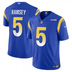 Los Angeles Rams Jalen Ramsey Nike 2023 Royal Vapor F.U.S.E. Limited Jersey