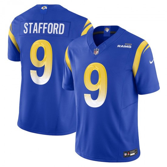 Los Angeles Rams Matthew Stafford Nike 2023 Royal Vapor F.U.S.E. Limited Jersey