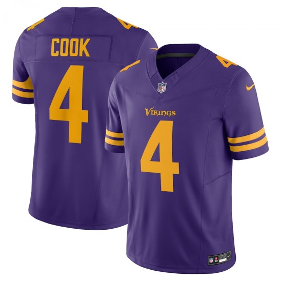 Minnesota Vikings Dalvin Cook Nike 2023 Purple Vapor F.U.S.E. Limited Jersey