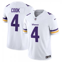 Minnesota Vikings Dalvin Cook Nike 2023 White Vapor F.U.S.E. Limited Jersey