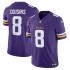 Minnesota Vikings Kirk Cousins Nike 2023 Purple Vapor F.U.S.E. Limited Jersey