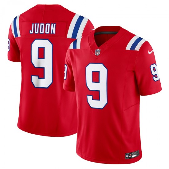 New England Patriots Matthew Judon Nike 2023 Red Vapor F.U.S.E. Limited Jersey