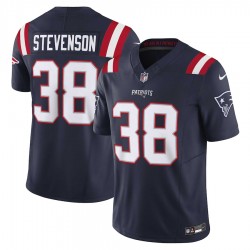 New England Patriots Rhamondre Stevenson Nike 2023 Navy Vapor F.U.S.E. Limited Jersey