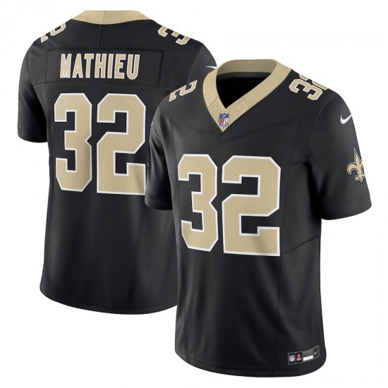 New Orleans Saints Tyrann Mathieu Nike 2023 Black Vapor F.U.S.E. Limited Jersey