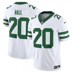 New York Jets Breece Hall Nike 2023 White Legacy Vapor F.U.S.E. Limited Jersey