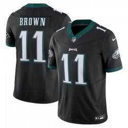Philadelphia Eagles A.J. Brown Nike 2023 Black Vapor F.U.S.E. Limited Jersey