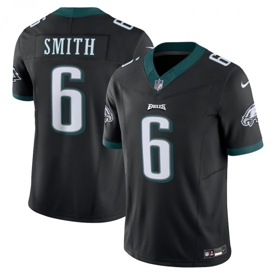 Philadelphia Eagles DeVonta Smith Nike 2023 Black Vapor F.U.S.E. Limited Jersey