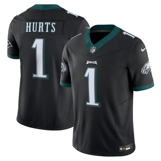 Philadelphia Eagles Jalen Hurts Nike 2023 Black Vapor F.U.S.E. Limited Jersey