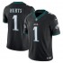 Philadelphia Eagles Jalen Hurts Nike 2023 Black Vapor F.U.S.E. Limited Jersey