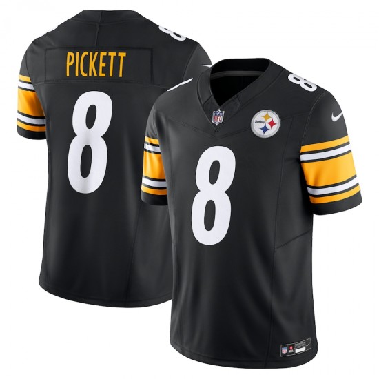 Pittsburgh Steelers Kenny Pickett Nike 2023 Black Vapor F.U.S.E. Limited Jersey
