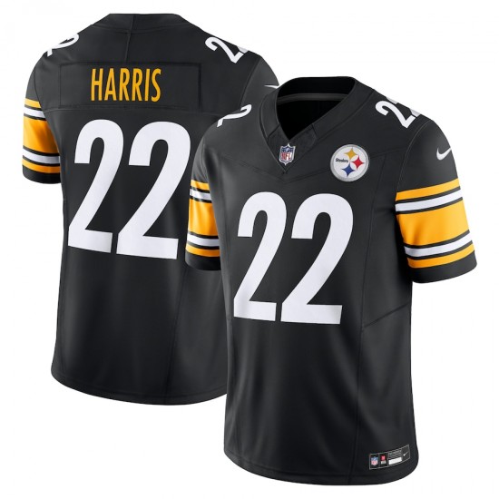 Pittsburgh Steelers Najee Harris Nike 2023 Black Vapor F.U.S.E. Limited Jersey