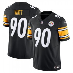 Pittsburgh Steelers T.J. Watt Nike 2023 Black Vapor F.U.S.E. Limited Jersey