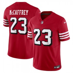 San Francisco 49 ers Christian McCaffrey Nike 2023 Scarlet Alternate Vapor F.U.S.E. Limited Jersey
