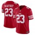 San Francisco 49 ers Christian McCaffrey Nike 2023 Scarlet Vapor F.U.S.E. Limited Jersey