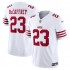 San Francisco 49 ers Christian McCaffrey Nike 2023 White Vapor F.U.S.E. Limited Jersey