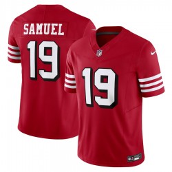 San Francisco 49 ers Deebo Samuel Nike 2023 Scarlet Vapor F.U.S.E. Limited Jersey