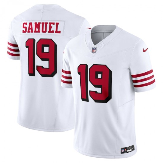 San Francisco 49 ers Deebo Samuel Nike 2023 White Alternate Vapor F.U.S.E. Limited Jersey
