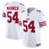 San Francisco 49 ers Fred Warner Nike 2023 White Vapor F.U.S.E. Limited Jersey