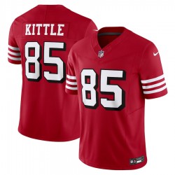 San Francisco 49 ers George Kittle Nike 2023 Scarlet Vapor F.U.S.E. Limited Jersey