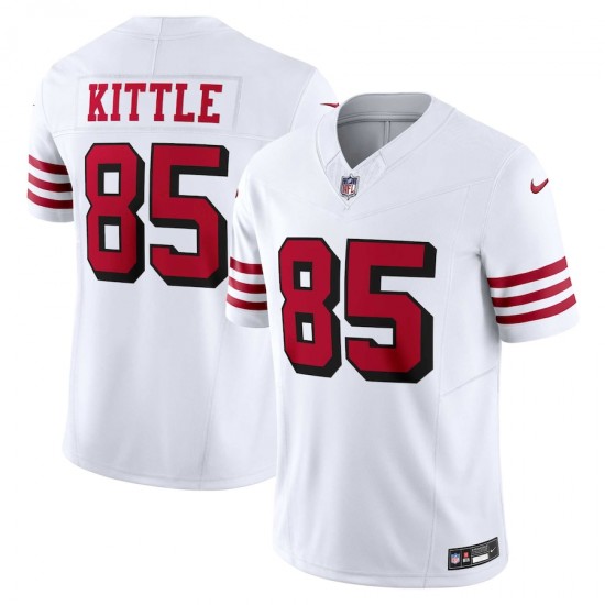 San Francisco 49 ers George Kittle Nike 2023 White Alternate Vapor F.U.S.E. Limited Jersey