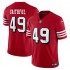 San Francisco 49 ers The Faithful Nike 2023 Scarlet Alternate Vapor F.U.S.E. Limited Jersey