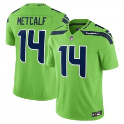 Seattle Seahawks DK Metcalf Nike 2023 Neon Green Vapor F.U.S.E. Limited Jersey