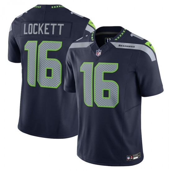 Seattle Seahawks Tyler Lockett Nike 2023 College Navy Vapor F.U.S.E. Limited Jersey