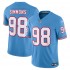 Tennessee Titans Jeffery Simmons Nike 2023 Light Blue Oilers Throwback Vapor F.U.S.E. Limited Jersey