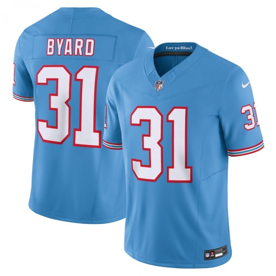 Tennessee Titans Kevin Byard Nike 2023 Light Blue Oilers Throwback Vapor F.U.S.E. Limited Jersey