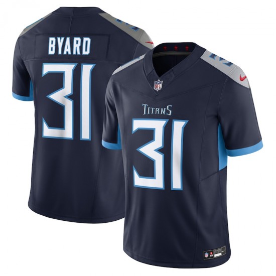 Tennessee Titans Kevin Byard Nike 2023 Navy Vapor F.U.S.E. Limited Jersey