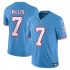 Tennessee Titans Malik Willis Nike 2023 Light Blue Oilers Throwback Vapor F.U.S.E. Limited Jersey