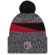 Arizona Cardinals  New Era Black 2023 Sideline Cuffed Knit Hat With Pom