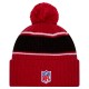 Arizona Cardinals New Era Cardinal 2024 Sideline Cuffed Knit Hat with Pom