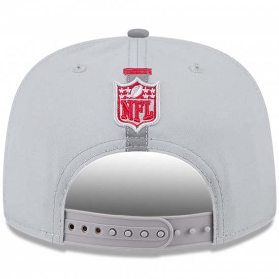 Atlanta Falcons New Era Gray 2024 NFL Adjustable Snapback Hat