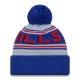 Buffalo Bills  New Era Royal  Main Cuffed Knit Hat with Pom