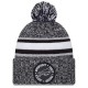 Buffalo Bills New Era Heather Black 2023 Inspire Change Cuffed Knit Hat With Pom