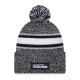 Buffalo Bills New Era Heather Black 2023 Inspire Change Cuffed Knit Hat With Pom