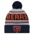 Chicago Bears New Era Navy Main Cuffed Knit Hat with Pom