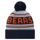 Chicago Bears New Era Navy Main Cuffed Knit Hat with Pom