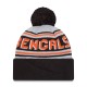 Cincinnati Bengals  New Era Black  Main Cuffed Knit Hat with Pom