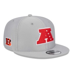 Cincinnati Bengals New Era Gray 2024 Pro Bowl Adjustable Snapback Hat