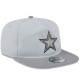 Dallas Cowboys New Era Gray 2024 NFL Adjustable Snapback Hat