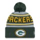 Green Bay Packers  New Era Green  Main Cuffed Knit Hat with Pom
